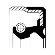 01029717B CORTECO Уплотняющее кольцо вала, автоматическая коробка передач