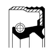 12014616B CORTECO Уплотняющее кольцо, ступенчатая коробка передач