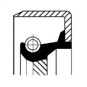 19036878B CORTECO Уплотняющее кольцо, коленчатый вал