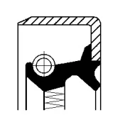 01026337B CORTECO Уплотняющее кольцо, дифференциал