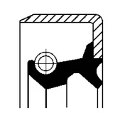 01018331B CORTECO Уплотняющее кольцо, ступенчатая коробка передач