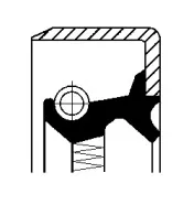 16011841B CORTECO Уплотняющее кольцо, ступица колеса