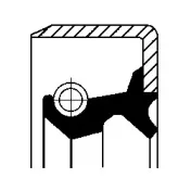 01031705B CORTECO Уплотнительное кольцо, тормозная колодка