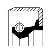 01029687B CORTECO Уплотняющее кольцо, дифференциал