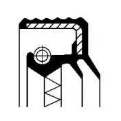 01034641B CORTECO Уплотняющее кольцо, ступенчатая коробка передач