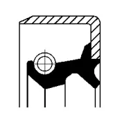 19015056B CORTECO Уплотняющее кольцо, дифференциал