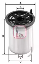 S 0H2O NE SOFIMA Топливный фильтр