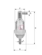 S 1013 B SOFIMA Топливный фильтр