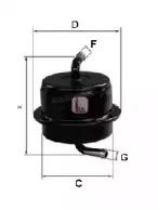 S 1565 B SOFIMA Топливный фильтр