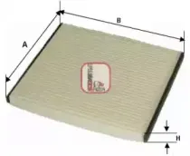 S 3050 C SOFIMA Фильтр, воздух во внутренном пространстве