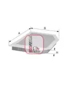 S 3597 A SOFIMA Воздушный фильтр
