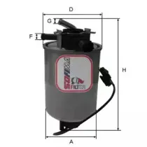 S 4018 NR SOFIMA Топливный фильтр