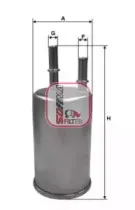 S 9183 B SOFIMA Топливный фильтр