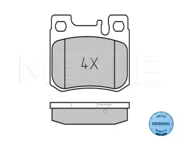 025 213 0115 MEYLE Комплект тормозных колодок, дисковый тормоз