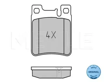 025 213 0515 MEYLE Комплект тормозных колодок, дисковый тормоз