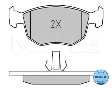 025 213 5819 MEYLE Комплект тормозных колодок, дисковый тормоз