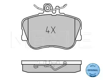 025 214 3920 MEYLE Комплект тормозных колодок, дисковый тормоз