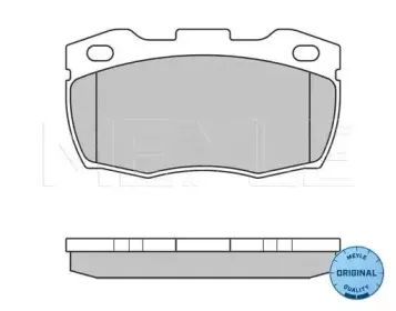 025 215 1918 MEYLE Комплект тормозных колодок, дисковый тормоз