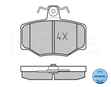 025 215 4515 MEYLE Комплект тормозных колодок, дисковый тормоз