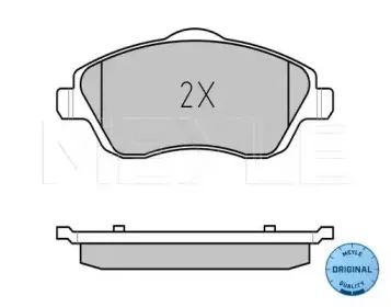 025 232 2517 MEYLE Комплект тормозных колодок, дисковый тормоз