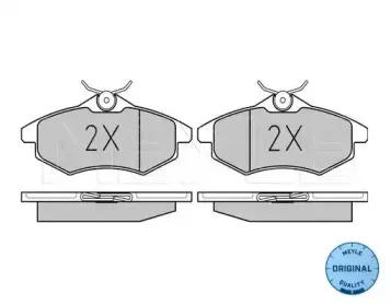 025 234 0719 MEYLE Комплект тормозных колодок, дисковый тормоз