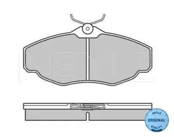 025 234 5219 MEYLE Комплект тормозных колодок, дисковый тормоз