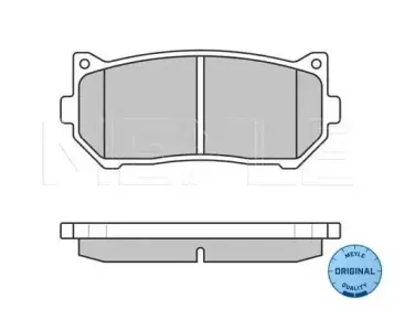 0252345513W MEYLE Комплект тормозных колодок, дисковый тормоз