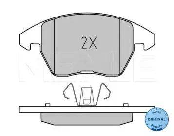 025 235 8919 MEYLE Комплект тормозных колодок, дисковый тормоз