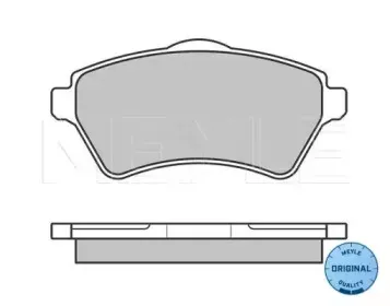 025 236 1517 MEYLE Комплект тормозных колодок, дисковый тормоз