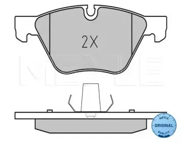 025 237 9420 MEYLE Комплект тормозных колодок, дисковый тормоз