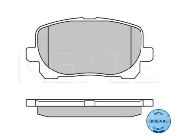 025 238 3617 MEYLE Комплект тормозных колодок, дисковый тормоз
