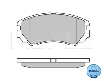0252389116W MEYLE Комплект тормозных колодок, дисковый тормоз