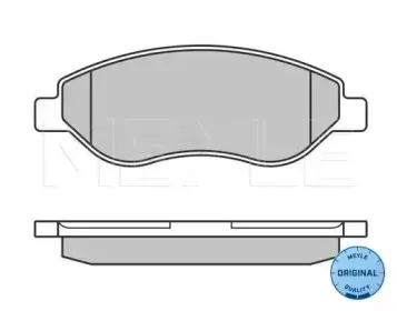 0252455019W MEYLE Комплект тормозных колодок, дисковый тормоз