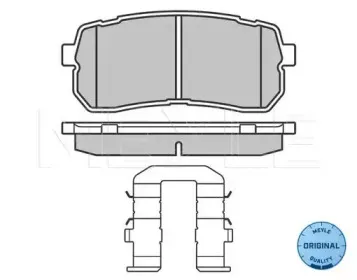 0252455915W MEYLE Комплект тормозных колодок, дисковый тормоз