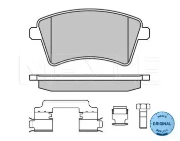 025 246 9317 MEYLE Комплект тормозных колодок, дисковый тормоз