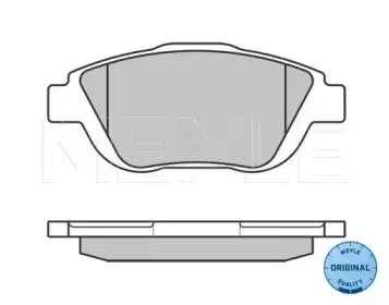 025 248 8318 MEYLE Комплект тормозных колодок, дисковый тормоз