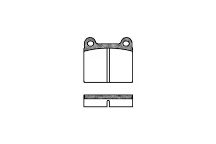 2006.00 ROADHOUSE Комплект тормозных колодок, дисковый тормоз