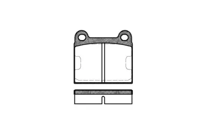 2006.60 ROADHOUSE Комплект тормозных колодок, дисковый тормоз