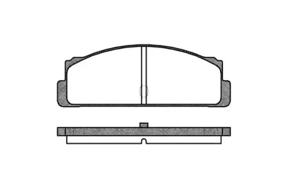 2022.10 ROADHOUSE Комплект тормозных колодок, дисковый тормоз