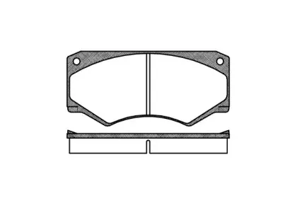 2047.00 ROADHOUSE Комплект тормозных колодок, дисковый тормоз