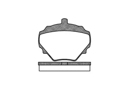 2052.10 ROADHOUSE Комплект тормозных колодок, дисковый тормоз