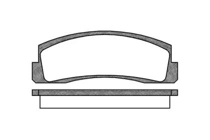 2103.00 ROADHOUSE Комплект тормозных колодок, дисковый тормоз