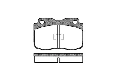 2114.00 ROADHOUSE Комплект тормозных колодок, дисковый тормоз
