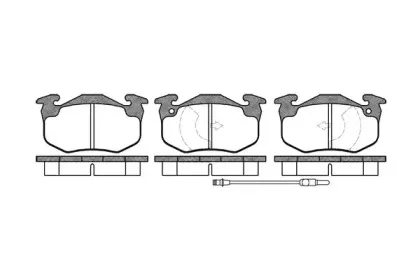 2144.02 ROADHOUSE Комплект тормозных колодок, дисковый тормоз