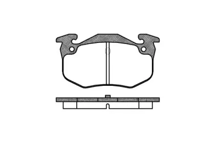 2144.60 ROADHOUSE Комплект тормозных колодок, дисковый тормоз