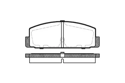 2179.30 ROADHOUSE Комплект тормозных колодок, дисковый тормоз