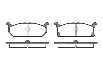 2194.00 ROADHOUSE Комплект тормозных колодок, дисковый тормоз