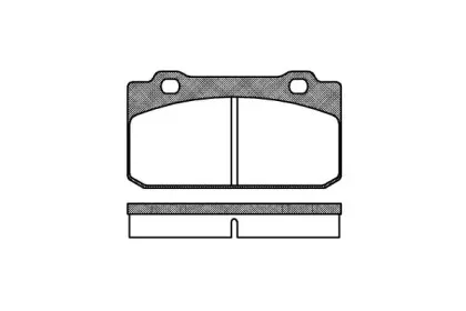 2210.00 ROADHOUSE Комплект тормозных колодок, дисковый тормоз