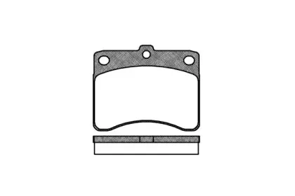 2232.00 ROADHOUSE Комплект тормозных колодок, дисковый тормоз