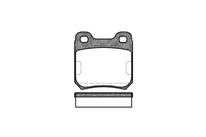 2239.10 ROADHOUSE Комплект тормозных колодок, дисковый тормоз